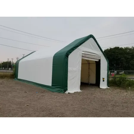 Stanová hala se sedlovou střechou 6,1x12,2 m PVC 900 g/m²