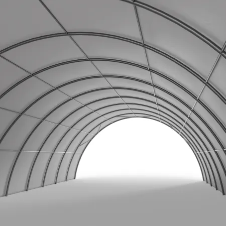 Oblouková plachtová hala 12,2x30m PVC 900g/m²