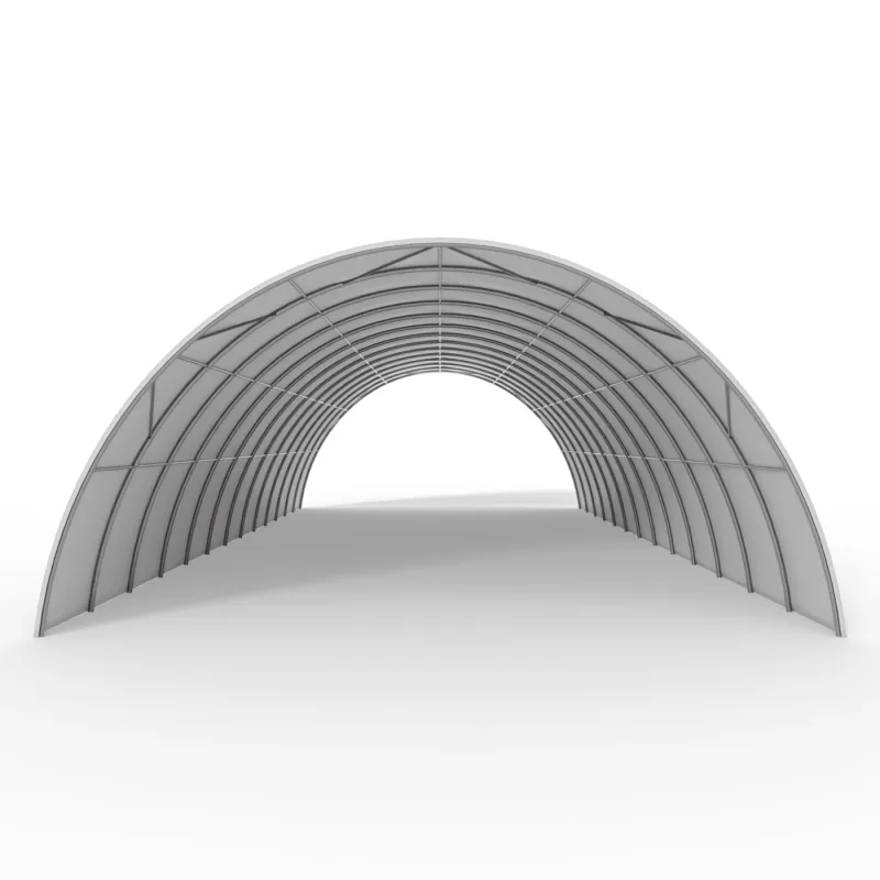 Oblouková plachtová hala 12,2x24m PVC 900g/m²