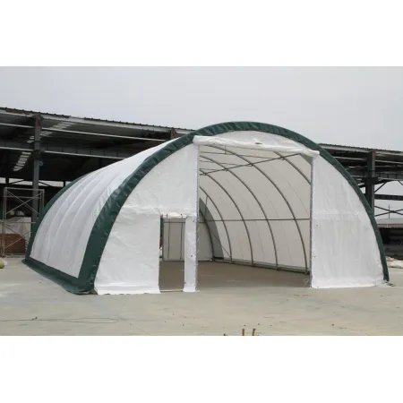 Zakřivená stanová hala 9,15x12m PVC 750g/m2