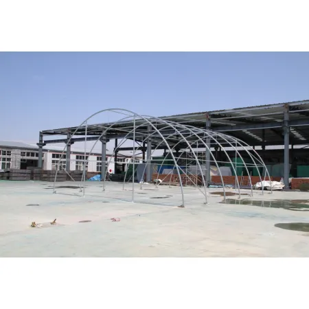 Zakřivená stanová hala 9,15x12m PVC 750g/m2