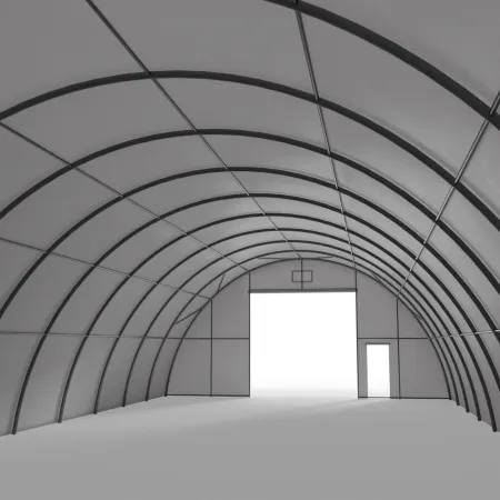 Zakřivená stanová hala 9,15x12m PVC 750g/m2