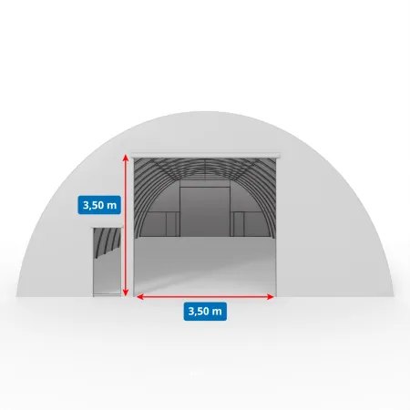 Zakřivená stanová hala 9,15x12m PVC 750g/m2