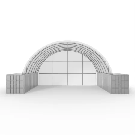 Zadní stěna pro zastřešení kontejneru 12m PVC 750g/m2