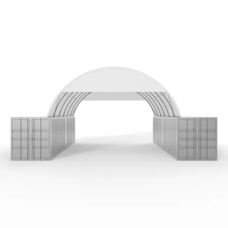 Štítová clona pro zastřešení 8m PVC 900g/m²