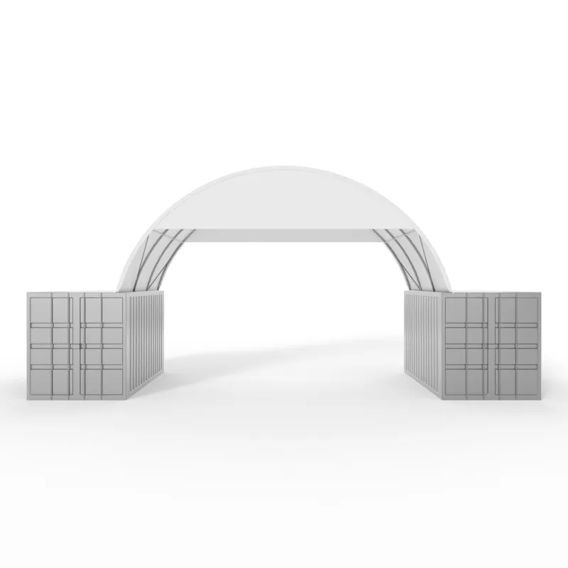 Štítová clona pro zastřešení 6m PVC 900g/m²