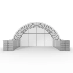 Zadní stěna pro kontejnerové zastřešení 6 m PVC 900 g/m²