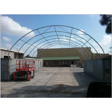 Kontejnerové zastřešení 12x24 m PVC 900 g/m²