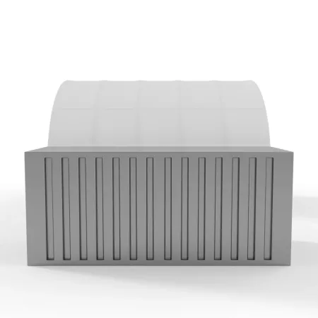 Kontejnerové zastřešení 6x6 m PVC 900 g/m²