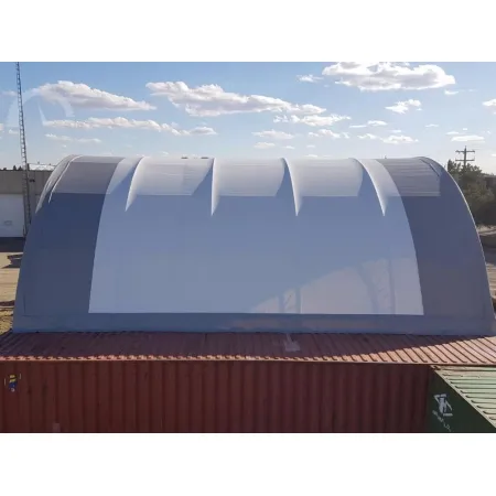 Zesílená střecha kontejneru 10x12m PVC 900g/m2