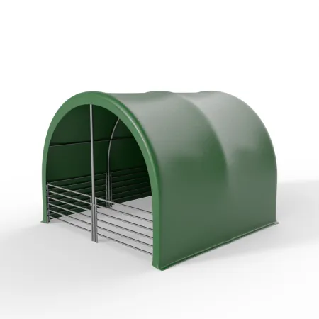 Přístřešky pro zvířata 4x4m PVC 750g/m2