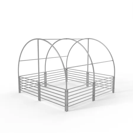 Přístřešek pro zvířata 4x4 m PVC 750 g/m²