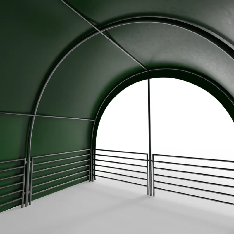 Přístřešky pro zvířata 4x4m PVC 900g/m2