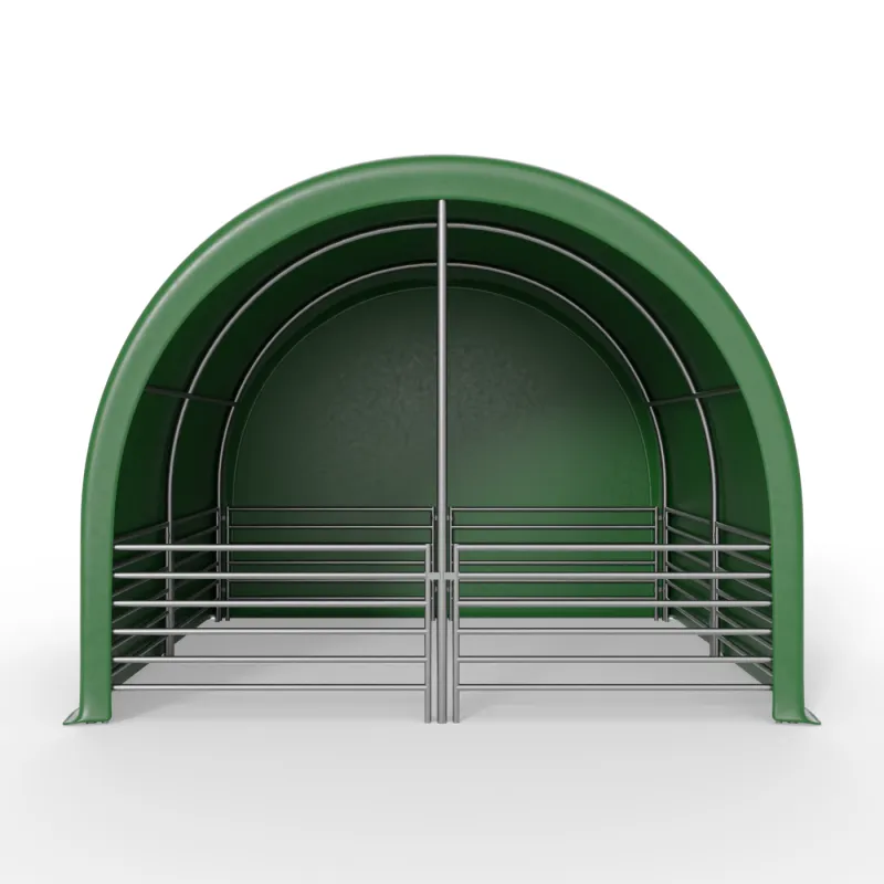 Přístřešky pro zvířata 4x4m PVC 900g/m2