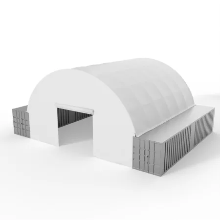 Přední stěna pro kontejnerové zastřešení 6 m PVC 750 g/m²