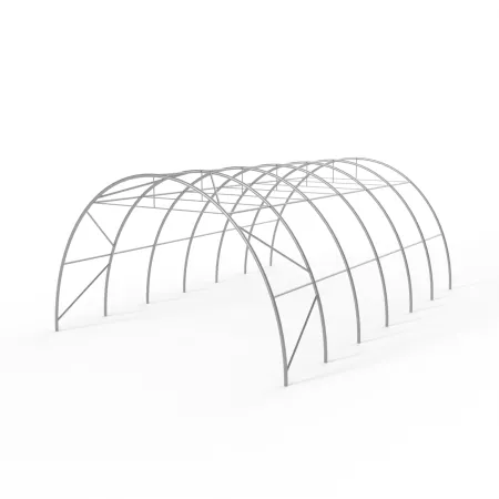 Zakřivená stanová hala 6,1x9,15 m PVC 750g/m2