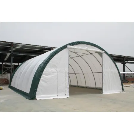 Zakřivená stanová hala 12,2x24m PVC 900g/m2