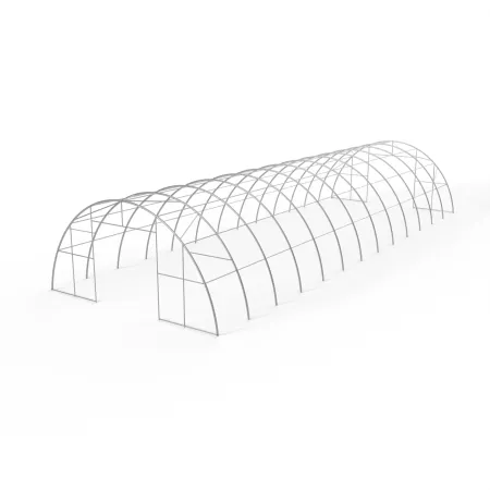 Zakřivená stanová hala 12,2x30m PVC 750g/m2