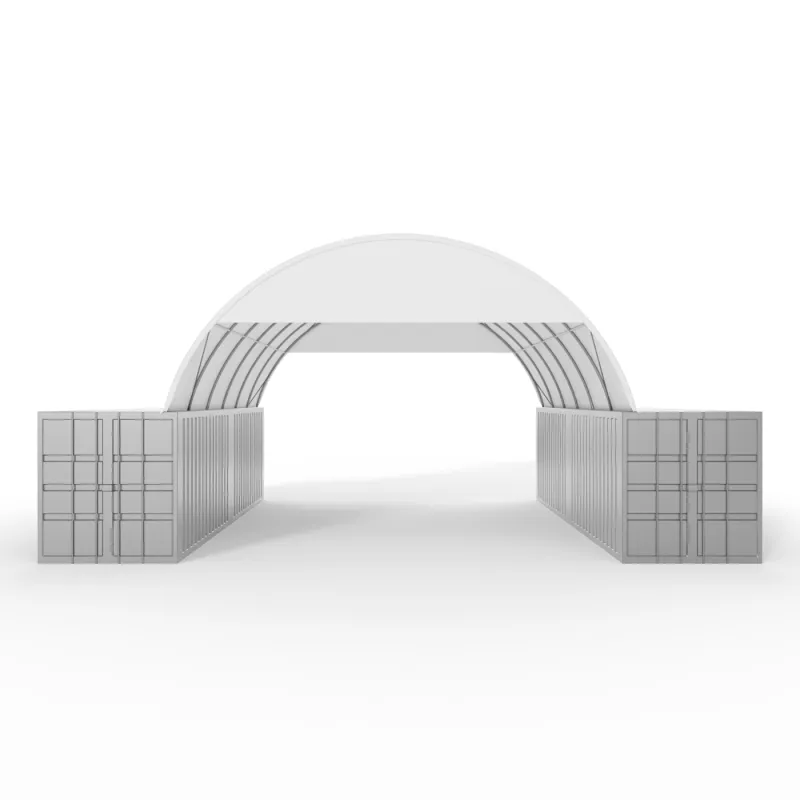 Štítový kryt pro zastřešení 8m PVC 750g/m²