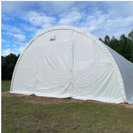 Plachtová hala 12,2x18 m PVC 900 g/m²