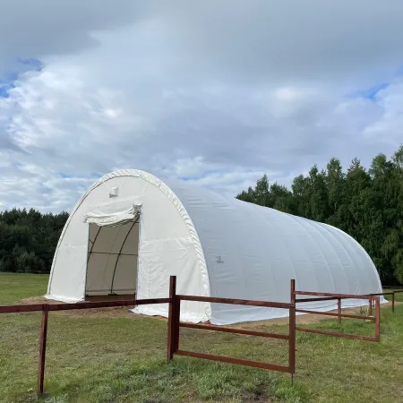 Plachtová hala 12,2x30 m PVC 750 g/m²