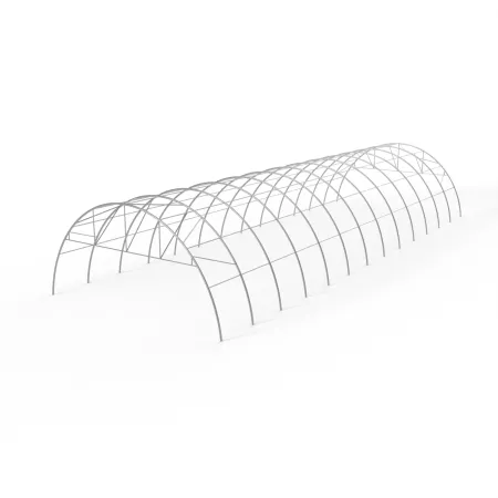 Horní kryt s rámem pro 12m tunelovou halu ze zeleného PVC 900g/m²