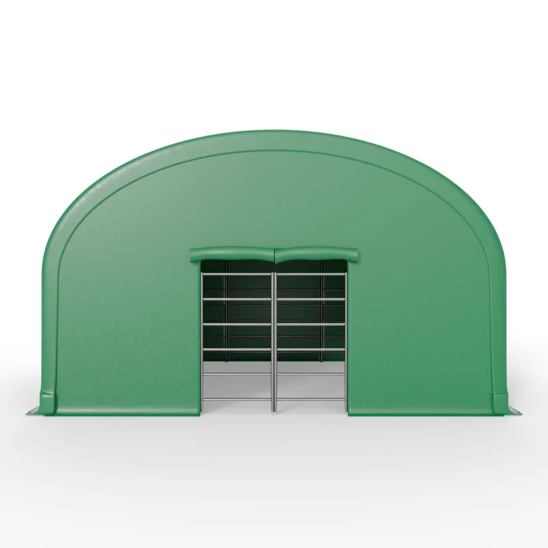 Přední stěna pro výběh pro zvířata 6x6m PVC 750g/m²