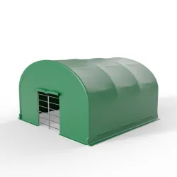 Přední stěna pro výběh pro zvířata 8x8m PVC 750g/m²