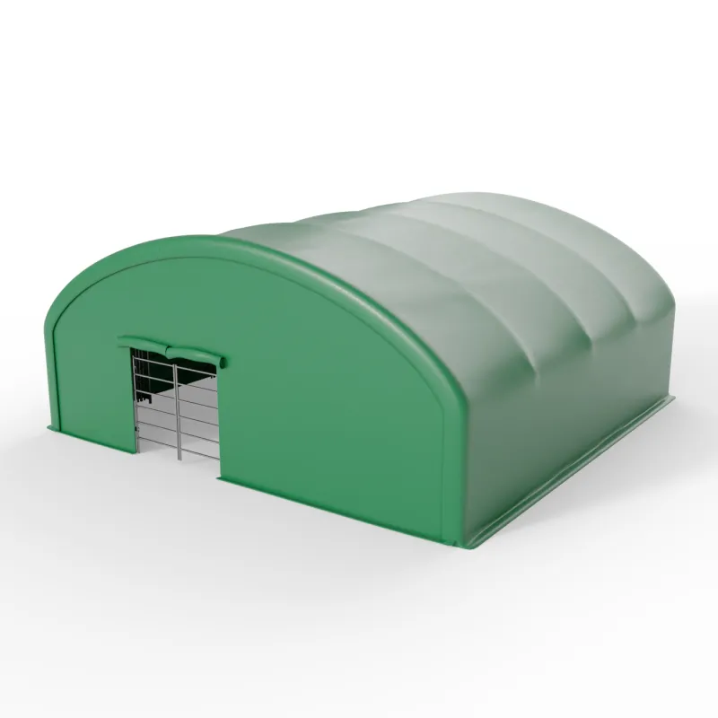 Přední stěna pro výběh pro zvířata 10x10m PVC 750g/m²