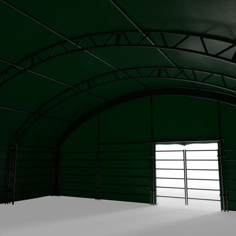 Přední stěna pro výběh pro zvířata 10x10m PVC 750g/m²