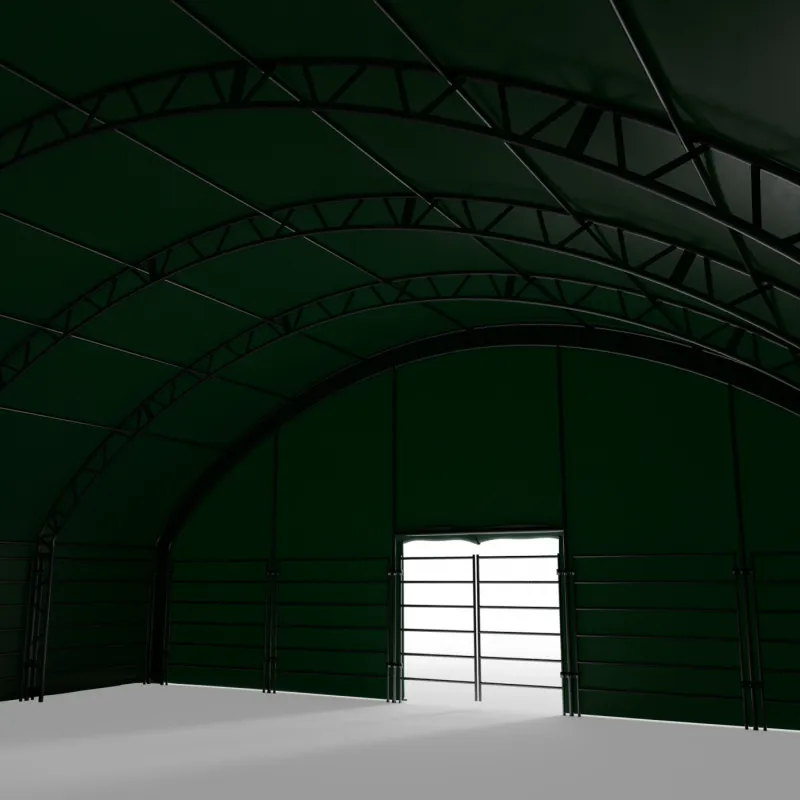 Přední stěna pro výběh pro zvířata 12x12m PVC 750g/m²