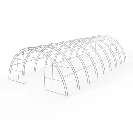 Plachtová hala zesílená 12,2x18 m PVC 750 g/m² v zeleném provedení