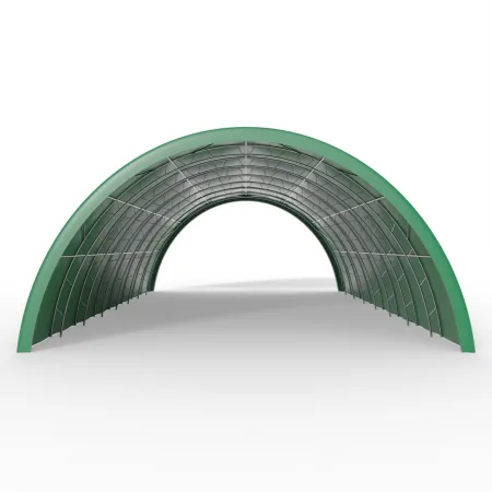 Zesílená oblouková stanová hala 12,2x18 m PVC 900 g/m² v zeleném provedení