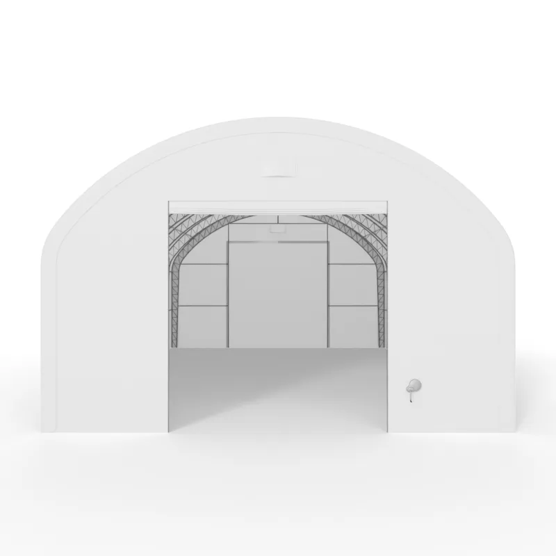 Plachtová hala se svislými bočními stěnami 12,2x24,4 m PVC 900 g/m²