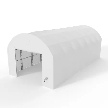 Plachtová hala se svislými bočními stěnami 6,1x23,79 m PVC 750 g/m²