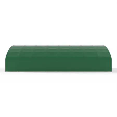 Plachtová hala se svislými bočními stěnami 15,25x30,5 m PVC 900 g/m² v zeleném provedení