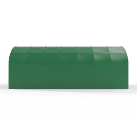 Plachtová hala se svislými bočními stěnami 6,1x18,3 m PVC 750 g/m² v zeleném provedení