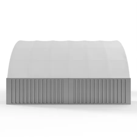 Kontejnerové zastřešení 18x24 m PVC 900 g/m²