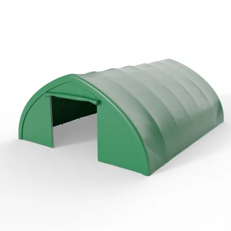 Plachtová hala 9,76x10 m PVC 900 g/m² v zeleném provedení