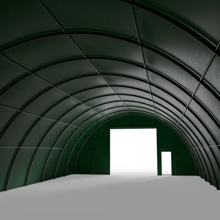Plachtová hala 9,15x10 m PVC 750 g/m² v zeleném provedení