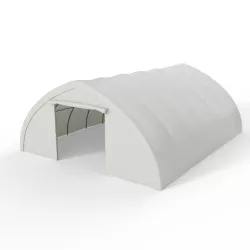 Zakřivená stanová hala 9,76x26m PVC 750g/m2