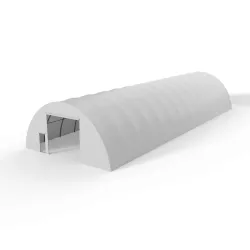 Zakřivená stanová hala 9,15x20m PVC 750g/m2