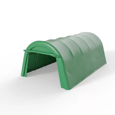 Plachtový garážový stan v zeleném provedení 3,66x6,1 m PVC 900 g/m²