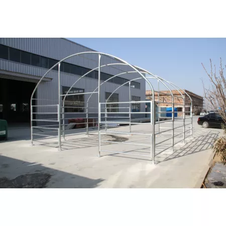 Přístřešek pro zvířata 8x8 m PVC 900 g/m²