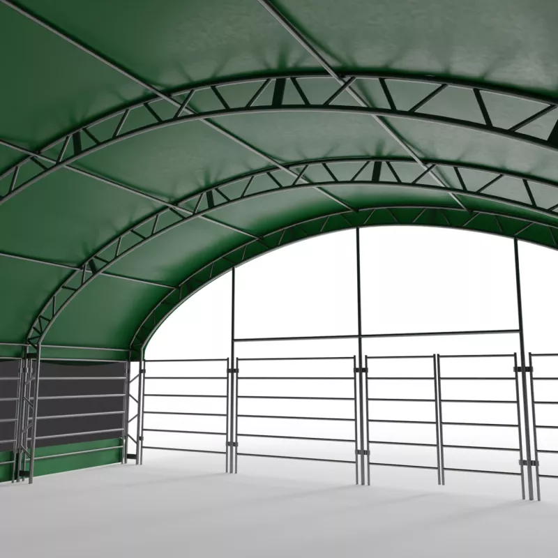 Přístřešky pro zvířata 10x10m PVC 750g/m2