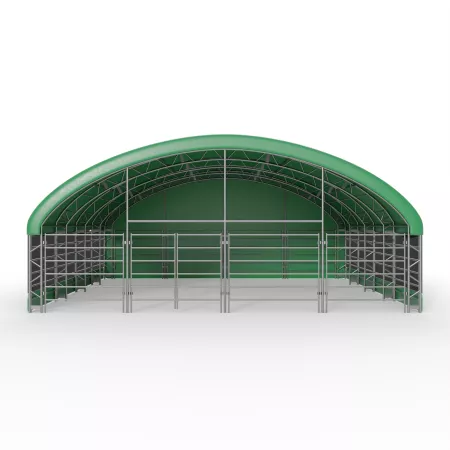 Přístřešek pro zvířata 10x10 m PVC 750 g/m²