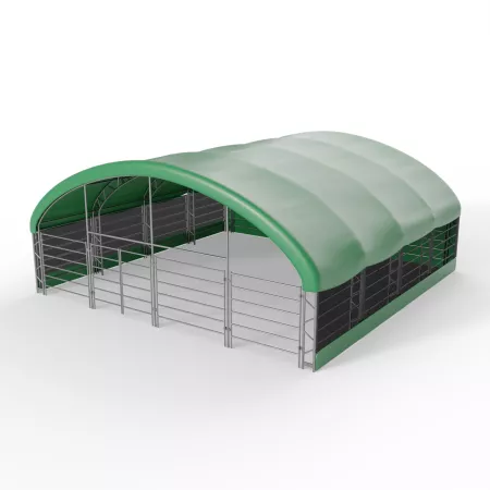 Přístřešek pro zvířata 10x10 m PVC 900 g/m²