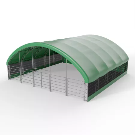 Přístřešek pro zvířata 12x12 m PVC 900 g/m²