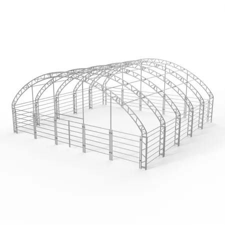 Přístřešek pro zvířata 12x12 m PVC 900 g/m²