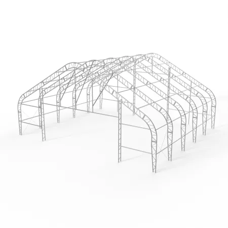 Letecké hangár 13x13 m PVC 750 g/m²